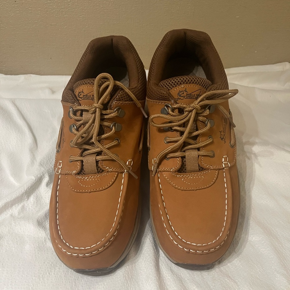 World Wide Sportsman Blue Water Oxford Leather Shoes